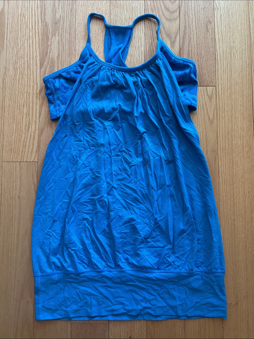 lululemon athletica Blue Racerback Tank